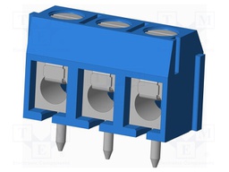 Connector: PCB terminal block; terminal; Plating: tinned; on PCBs