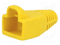 RJ45 plug boot; 6mm; Colour: yellow