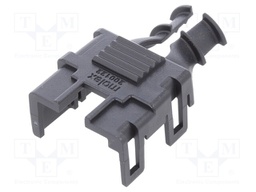 Cable hood and fastener; female; Mega-Fit; PIN: 6; Layout: 2x3