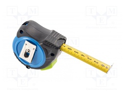 Measuring tape; L: 8m; Width: 25mm; Class: II; double-sided