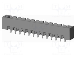 Connector: pluggable terminal block; socket; male; on PCBs