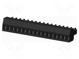 Connector: pluggable terminal block; plug; female; straight; 300V