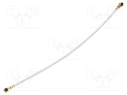 Cable: coaxial; U.FL,both sides; female; angled 90°; female; 0.1m