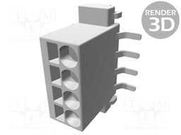 Connector: wire-board; female; PIN: 4; 2.54mm; Series: har-flexicon