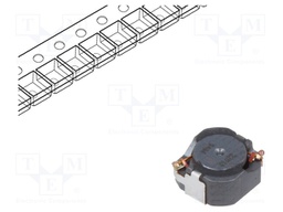 Inductor: wire; SMD; 22uH; 240mΩ; -40÷125°C; ±20%; 1.1A; 5.3x5x2.7mm
