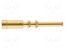 Circular Connector Contact, Han Series, Pin, Crimp, 12 AWG, 14 AWG