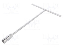 Wrench; socket spanner; HEX 13mm; Chrom-vanadium steel; 300mm