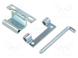 Hinge; Width: 26.5mm; zinc-plated steel; natural; H: 60mm