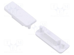 Cap for LED profiles; white; ABS; GEN2; Pcs: 20; SURFACE14