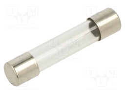 Fuse: fuse; 4A; 250VAC; glass; 6.35x31.8mm; brass; bulk