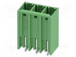 PCB headers, nominal cross section: 6 mm?, color: green, nom
