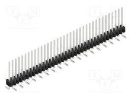 Connector: pin strips; pin header; male; PIN: 36; 1.27mm; SMT; 1x36
