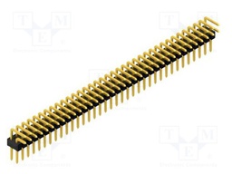 Connector: pin strips; pin header; male; PIN: 72; 2.54mm; THT; 2x36
