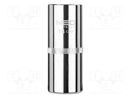 Socket; 6-angles,socket spanner; HEX 14mm; 1/4"; SUPERLOCK; long