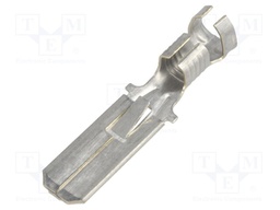 Terminal: flat; 6.3mm; 0.8mm; male; 4÷6mm2; crimped; for cable