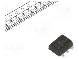 Transistor: NPN; bipolar; 45V; 100mA; 200mW; SC70