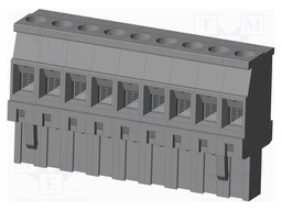 Connector: pluggable terminal block; plug; female; angled 90°