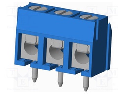 Connector: PCB terminal block; terminal; Plating: tinned; on PCBs