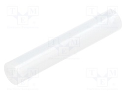Spacer sleeve; LED; Øout: 5mm; ØLED: 5mm; L: 28mm; natural; UL94V-2