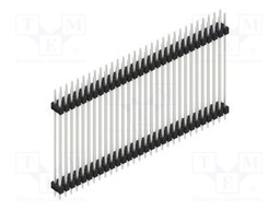 Connector: pin strips; pin header; male; PIN: 60; 2.54mm; THT; 2x30