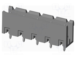Connector: pluggable terminal block; socket; male; on PCBs