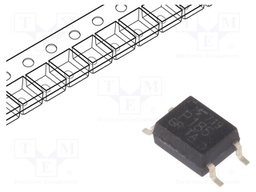 Optocoupler; SMD; Channels: 1; Out: transistor; Uinsul: 3.75kV