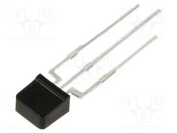 LED; red; 3mm; 6.3mcd; 30°; 2.4V