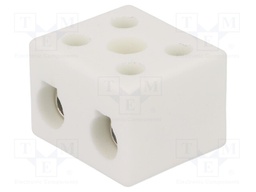 Terminal block; screw terminal; ways: 2; 16mm2; terminals: 4; 450V