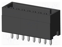 Connector: pluggable terminal block; socket; male; on PCBs