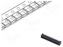 Connector: PCB to PCB; male; PIN: 50; 1.27mm; TFM; SMT; socket; 3.7A