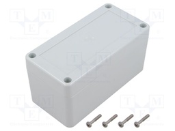 Enclosure: multipurpose; X: 60mm; Y: 120mm; Z: 60mm; ZP; light grey