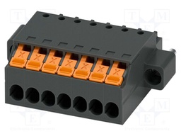 PCB connector, nominal cross section: 1.5 mm2, color: black,