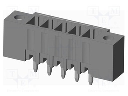 Connector: pluggable terminal block; socket; male; on PCBs