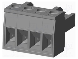 Connector: pluggable terminal block; plug; female; straight; grey