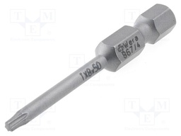 Screwdriver bit; Torx®; TX08; Overall len: 50mm