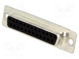 D-Sub; PIN: 25; plug; HD 20; female; soldering; for cable