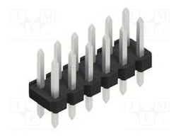 Connector: pin strips; pin header; male; PIN: 12; 2.54mm; THT; 2x6