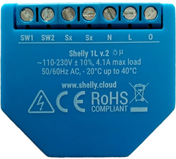 Shelly 1L; 42x36x14mm; 110...230V AC