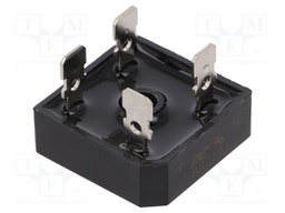 Single-phase bridge rectifier; Urmax:600V; If:25A; Ifsm:400A