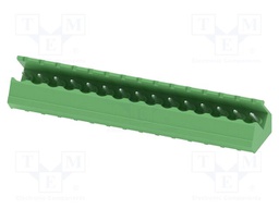 PCB headers, nominal cross section: 2.5 mm?, color: green, n