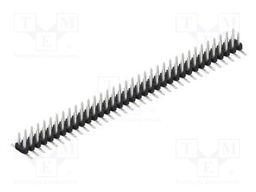 Connector: pin strips; pin header; male; PIN: 70; 2mm; SMT; 2x35