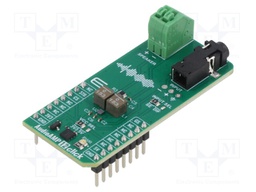 Click board; audio,amplifier; GPIO; TS2007FC; prototype board