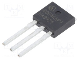 Transistor: N-MOSFET; unipolar; 800V; 1A; Idm: 2.6A; 13W; IPAK