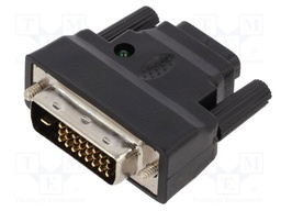 Adapter; DVI-D (24+1) plug,HDMI socket; UHD 2160p; black