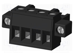 Connector: pluggable terminal block; plug; female; straight; 5mm