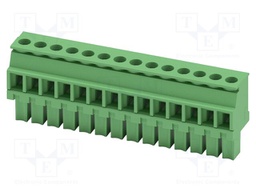PCB connector, nominal cross section: 1.5 mm?, color: green,