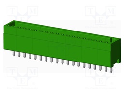 Connector: pluggable terminal block; socket; male; straight; THT