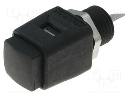 Laboratory clamp; black; 60VDC; 16A; Contacts: nickel; -25÷90°C