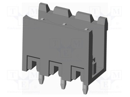 Connector: pluggable terminal block; socket; male; on PCBs