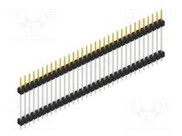 Connector: pin strips; pin header; male; PIN: 33; 2.54mm; THT; 1x33